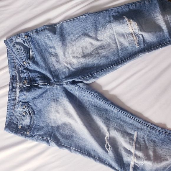 Seductions FD Low Waisted Straight Leg Jeans - Picture 7 of 16